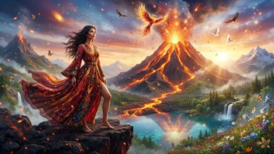 volcano eruption symbolism